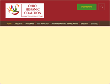 Tablet Screenshot of ohiohispaniccoalition.org